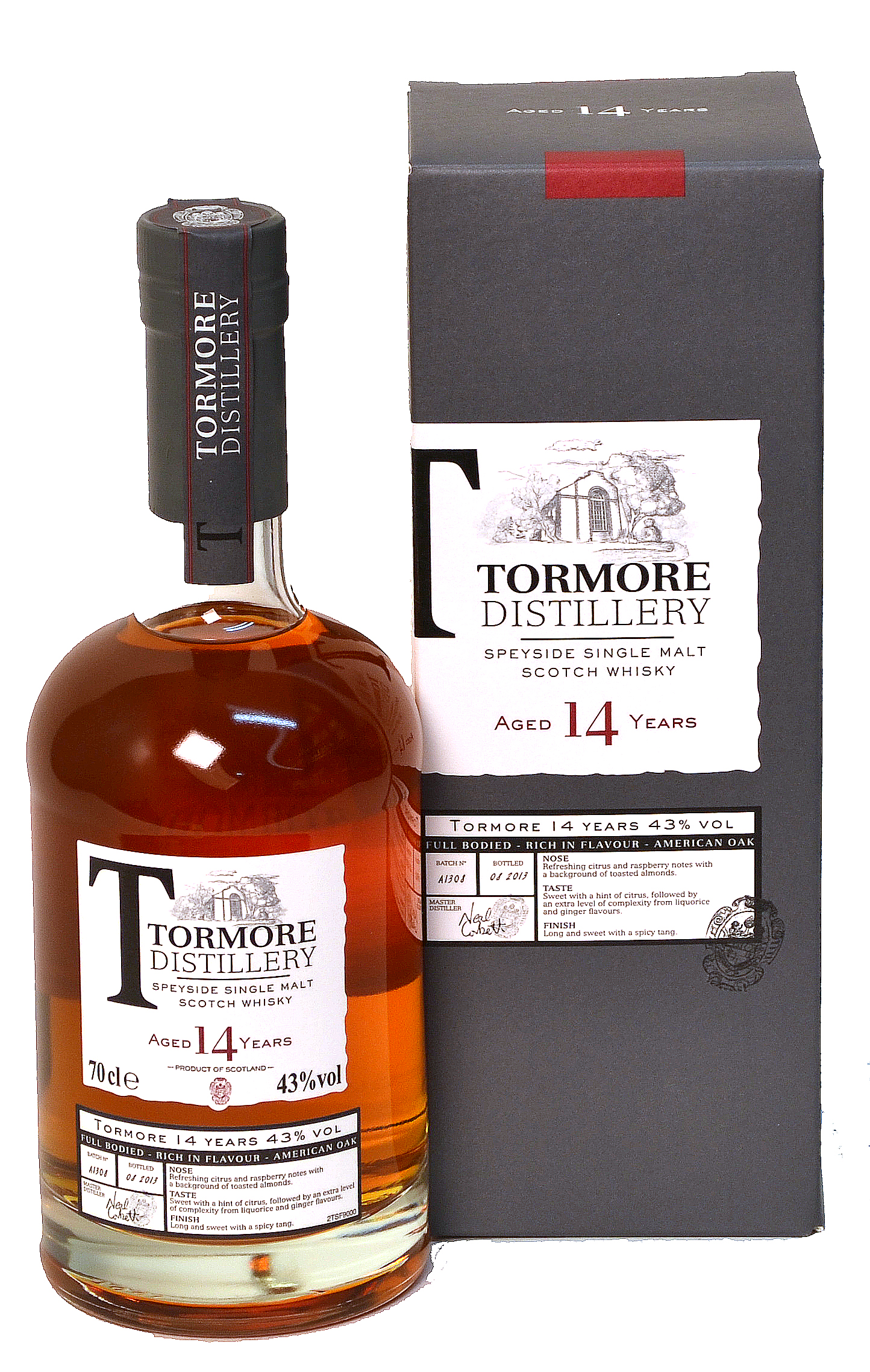 Tormore batch 1308 14Y 43°
